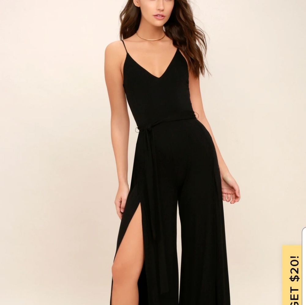 Split leg jumpsuit